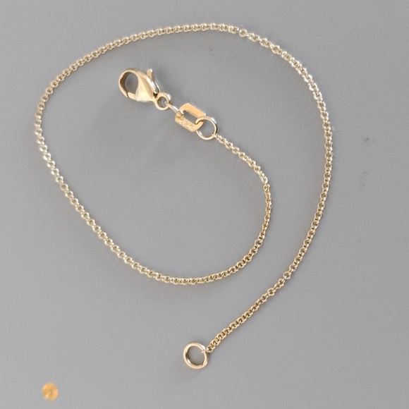 14 K Gold Rolo Chain Bracelet - Picture 7 of 8
